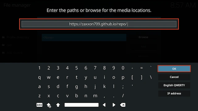 type the name of the repo url
