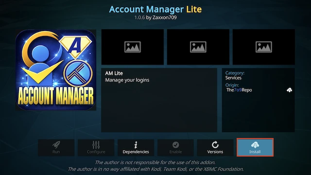select install