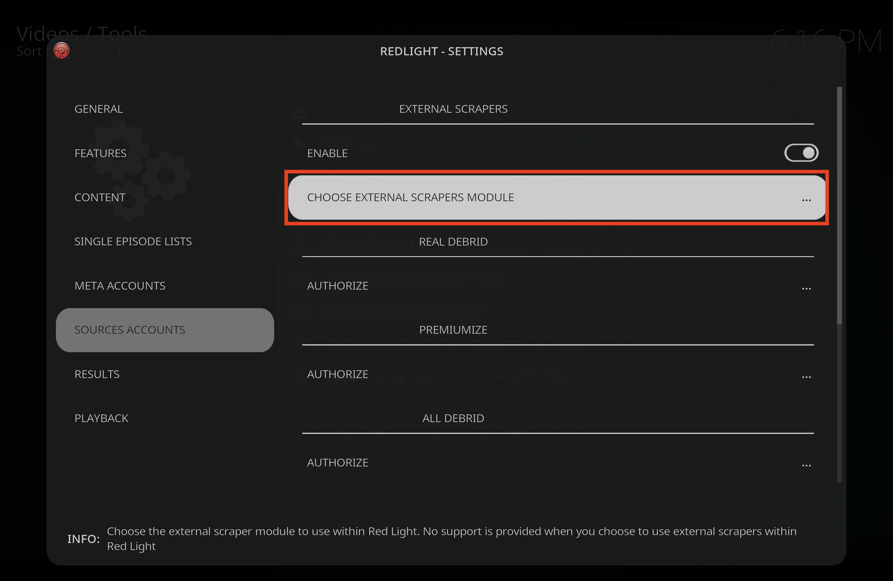 select install