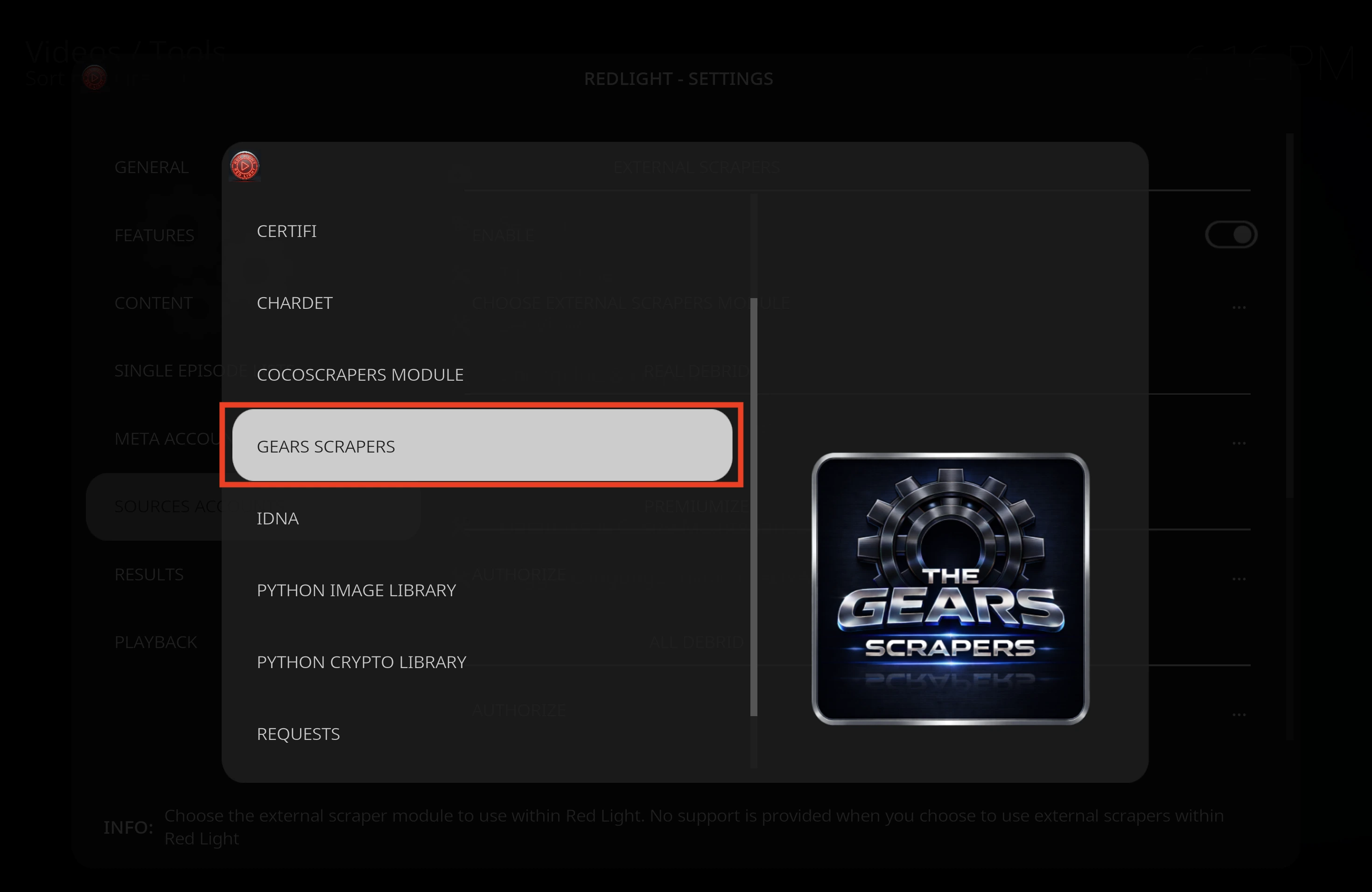 select install