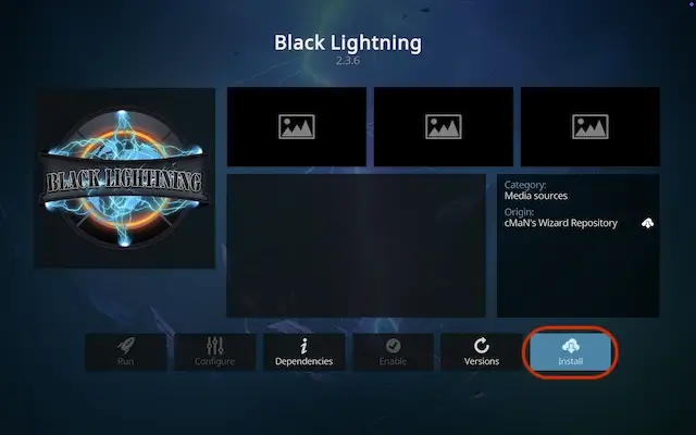 Select Install