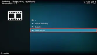 select video add-ons