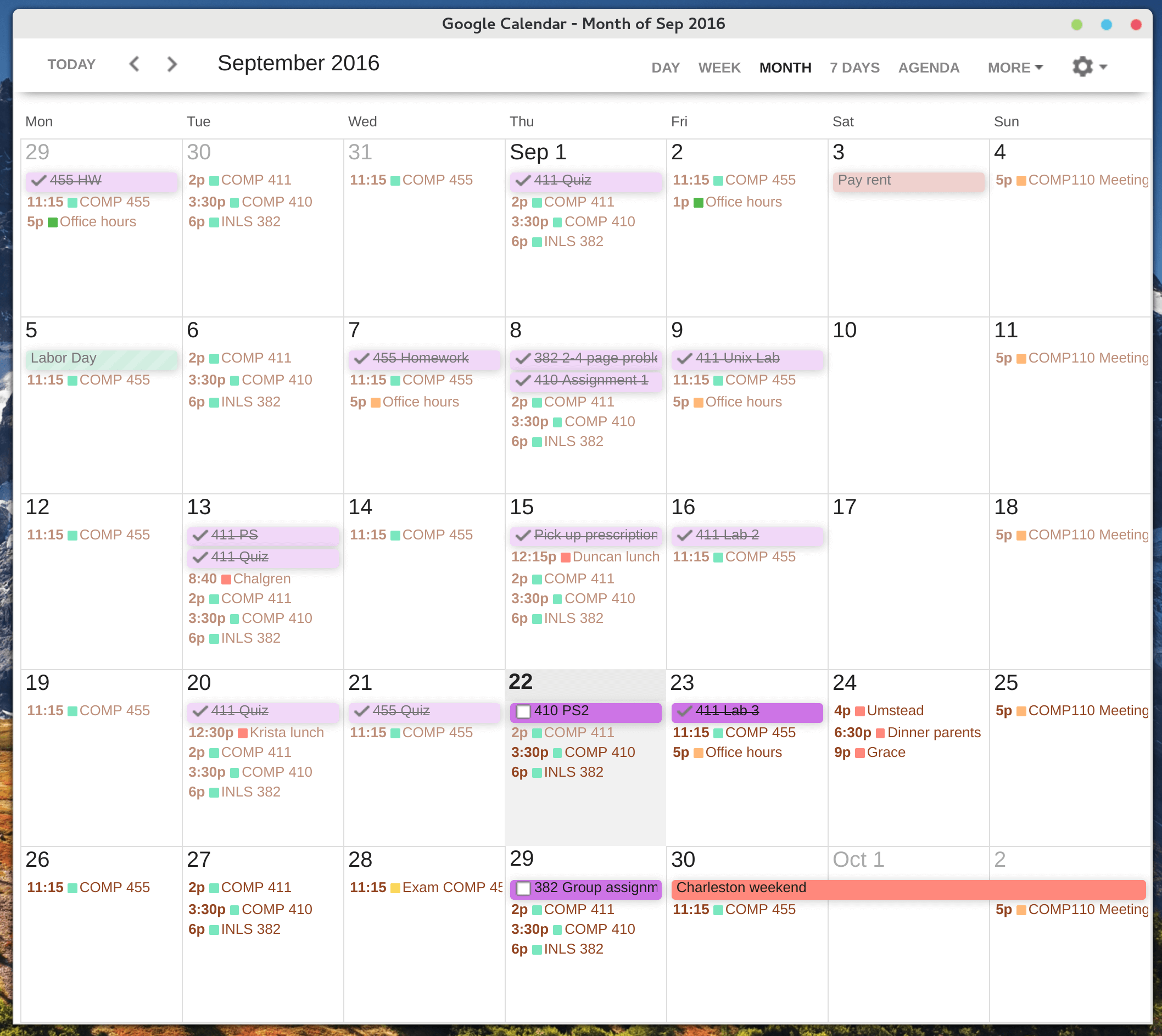 Clean Google Calendar Chrome App LaptrinhX