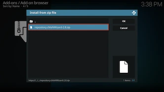select the cMan repo link