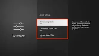 Turn off all items here