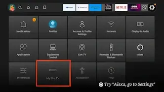 Select My Fire TV
