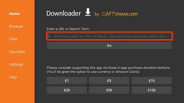 Install SportsFire for Firestick: Sportsfire Downloader Code