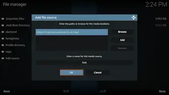 Click OK