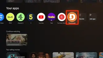 Now go back to your **Homescreen Apps** and open **Downloader**. The following steps will happen when you first put in a Downloader code.
