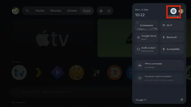 select All Settings