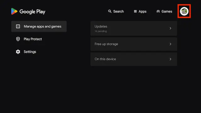 select Play Store