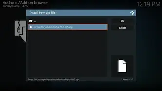 Select the Diamond Repo