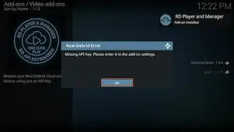 Select OK