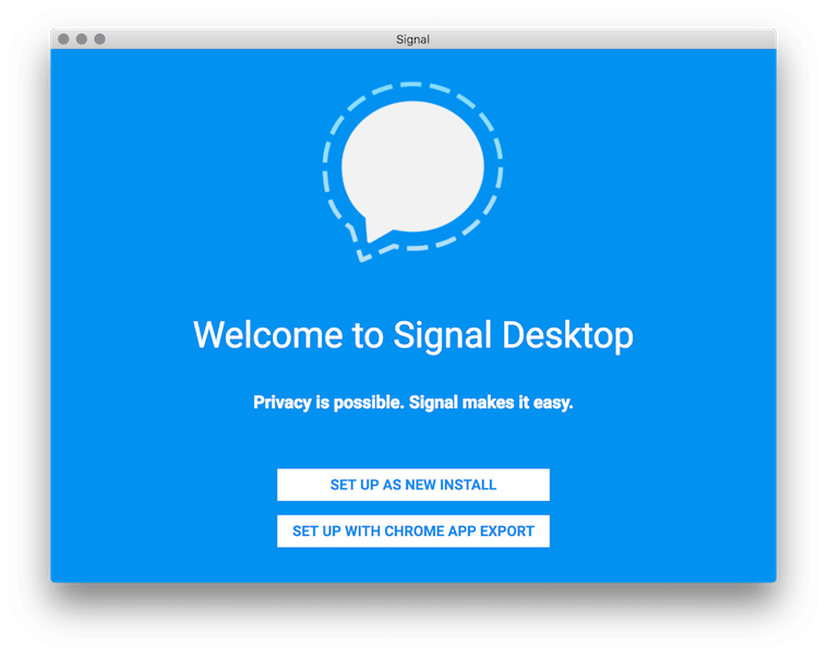 signal messaging for desktop